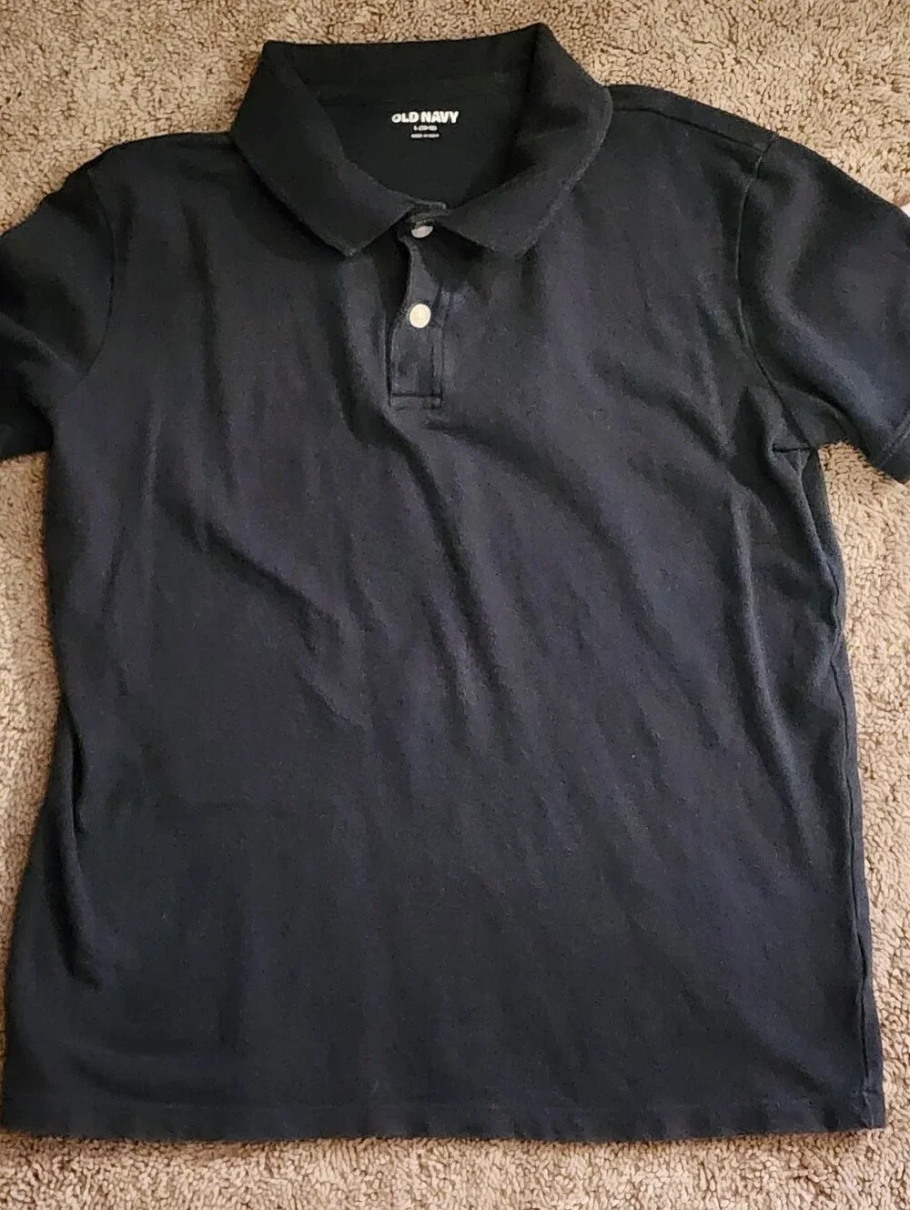 Boys Size 10-12 Uniforms, 6 Polo Shirts, Size 10 Shorts, Flaws Shown